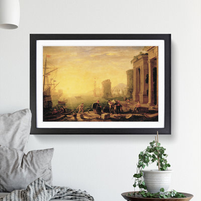 Morning in the Harbour by Claude Lorrain - Picture Frame Painting