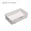 Lavabo de salle de bain 21 po x l 14 po Lavabo de salle de bain rectangulaire en céramique blanche