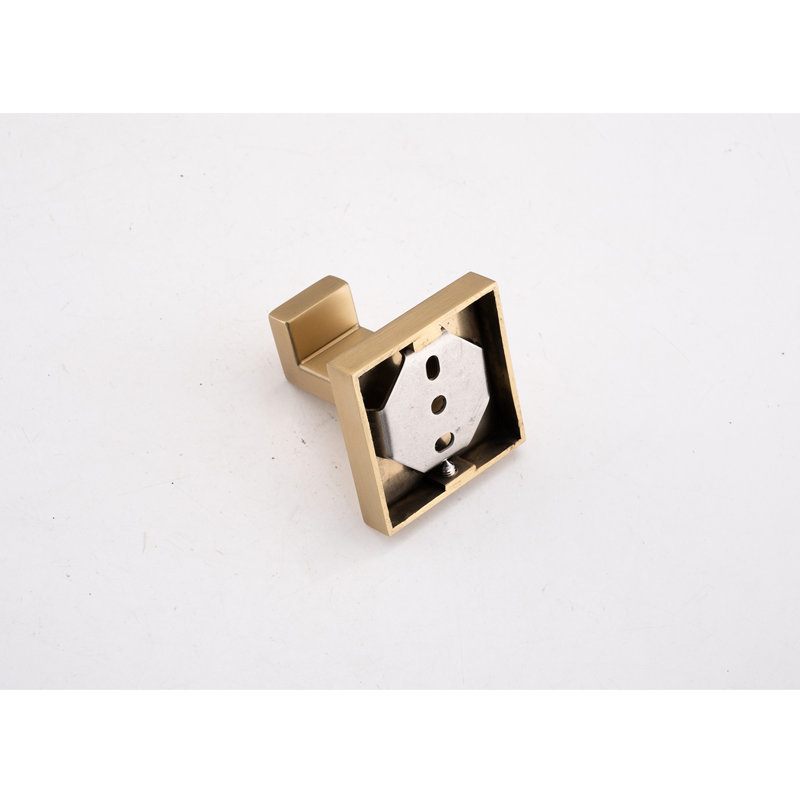 Brushed Gold Stainless Steel Bathroom Hardware 4 . Modern Look With Hidden Mounting Holes. Scratch-, Rust-. Effortless Installation For Any Wardrobe Area Collection - Steel. Mounting. Scratch & Rust