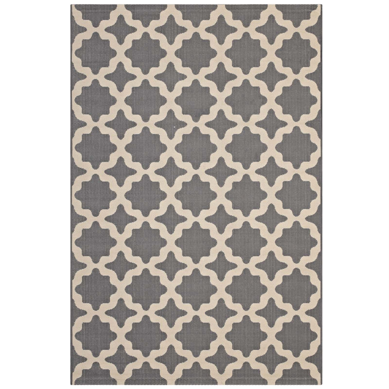 Modway Cerelia Moroccan Trellis Indoor and Outdoor Area Rug, Rectangle 9' x 12'
