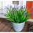 Artificial Plants Fake Flowers Monkey Grass For Outdoors...