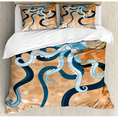 Coastal Polyester Duvet Cover
