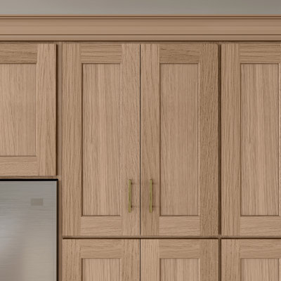 Armoire de cuisine en bois massif prête à assembler