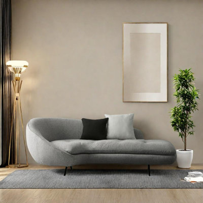Exquisite comfortable solid wood chair Upholstered Chaise Lounge