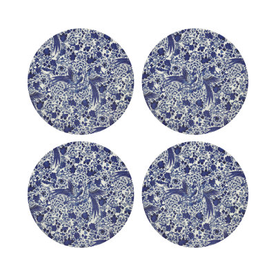 Royal Delft Vegan Leather Round Placemats