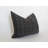 Plaid Throw Pillow, Dark Gray Pillow Cover, Black and Brown Windowpane Sofa Cushion