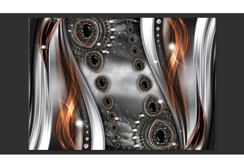 Abstract and Jewellery 2.1m x 300cm Wallpaper