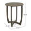 Table circulaire en bois 27,5 po-1748282298