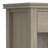 Artisan 24"W Solid Wood Contemporary Nightstand with 1 Drawer, Open Shelf Storage and Bronze Knobs-381640756