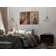 Table de chevet Mid-Century moderne en noir-807444238