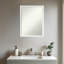Miroir de salle de bain mural incliné demi-biseauté en bois Incline-120837137