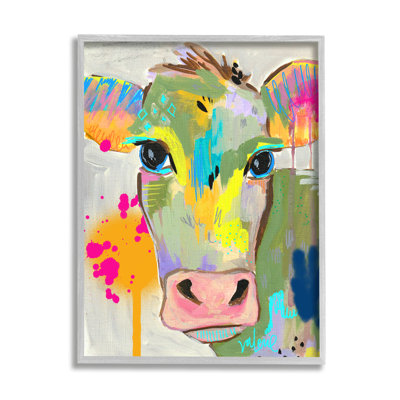 Peinture moderne éclaboussures de vache par Valerie