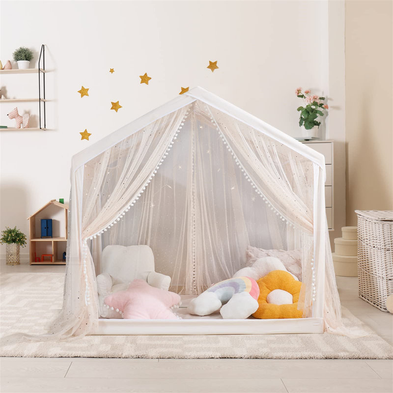 Game Tent, Game House, House Tent, Beige