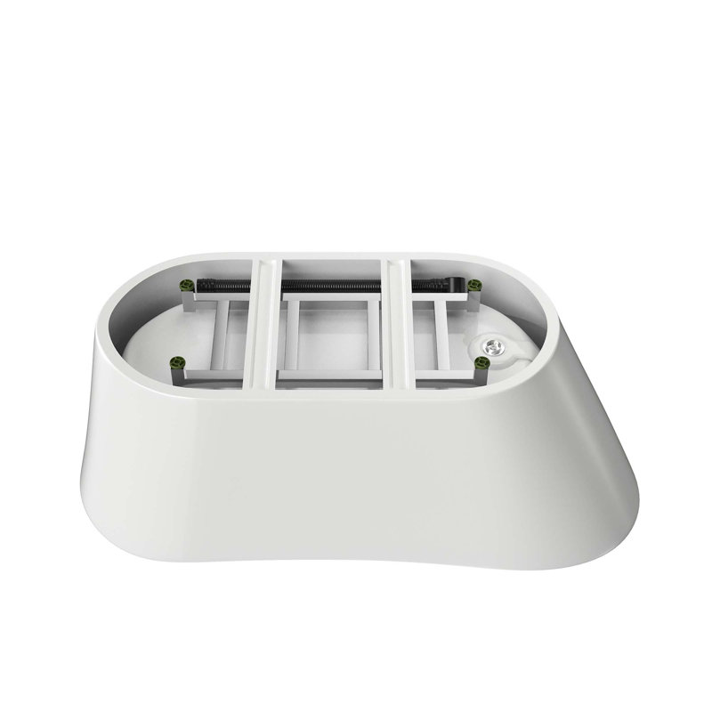 Baignoire profonde autoportante en acrylique avec trop-plein chromé et drain anti-colmatage, certifiée Cupc