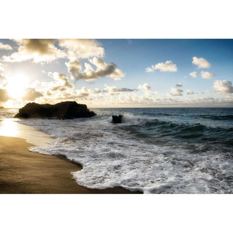 Pounding Surf by Danny Head - Print on Canvas, 20 cm H x 30 cm W, Wrapped Canvas