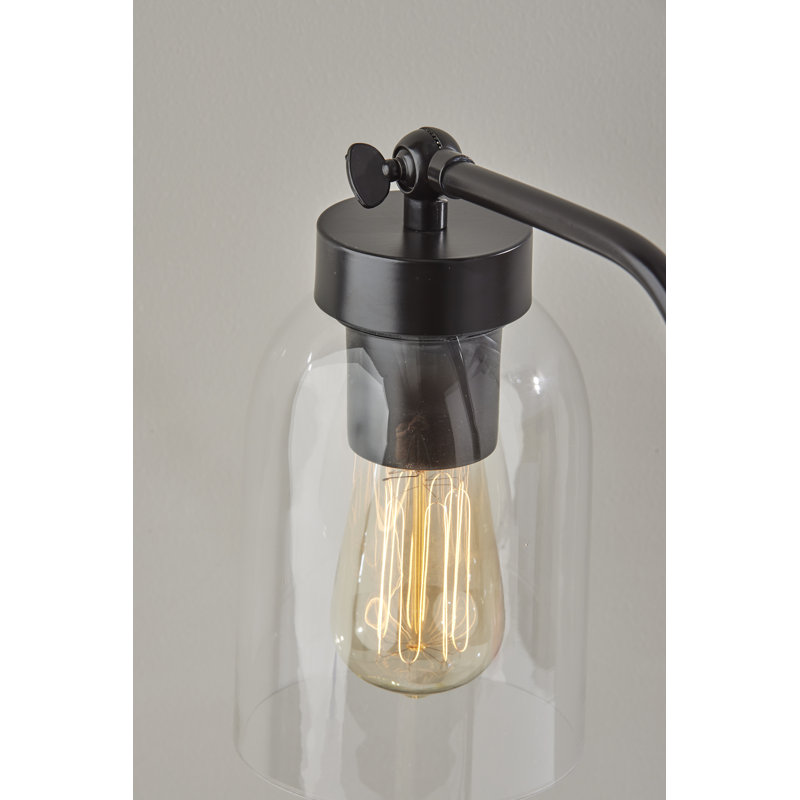 Lampe de bureau 19 po Gemma, Noir