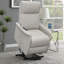 Fauteuil inclinable beige lève-personne avec télécommande câblée-1274248410