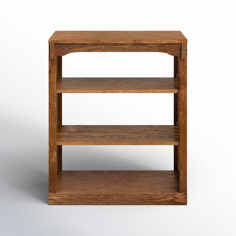 Bookcase, (2 Shelves) 36" H x 30" W x 13.5" D, Mission Cherry