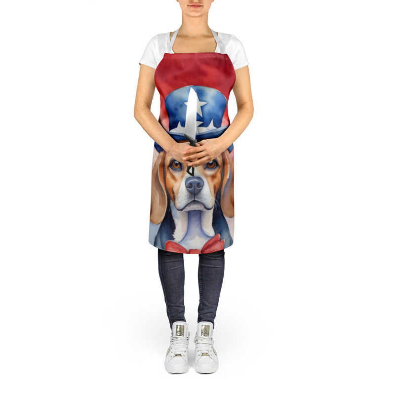 Patriotic American Apron, Beagle