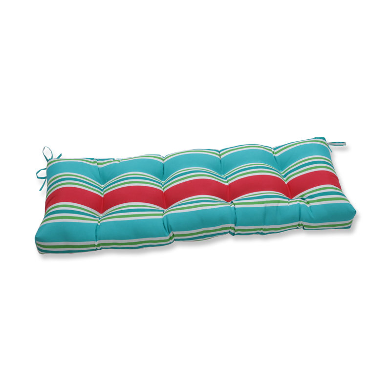 Coussin de siège intérieur / extérieur Dmitris, L 48 po, Rouge