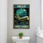 «Blue Mermaid - Hello Sweet Cheek», impression sur toile tendue-1960996576