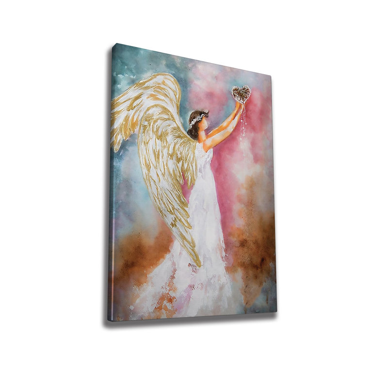 Peinture décorative sur toile, H 27,56 po x l 19,69 po