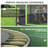 Homdox 14' Round Backyard Trampoline with Safety Enclosure