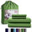 Luxury 4 Piece Solid Sheets Soft Rayon From Bamboo Blend Bedding Sheet Set-277409563-277409564