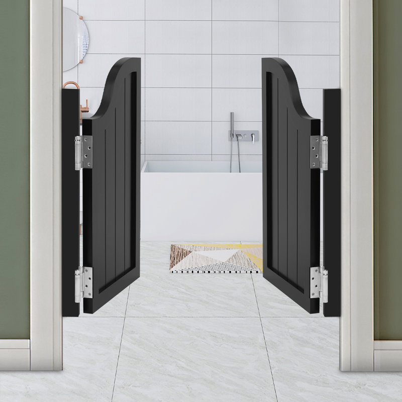 Double cloison en bois massif, 39,47 po x 31,49 po, Couleur de bûche