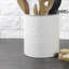 Pot de cuisine en céramique embossée beige 6,2 po-409816082