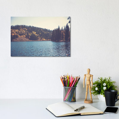 Colorado Mountain Lake In Autumn by Ann Hudec - Wrapped Canvas Print