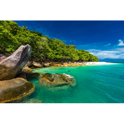 Nudey Beach - Wrapped Canvas Print