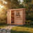 8 ft. W x 4 ft. D Single Door Cedar Wood Storage Shed