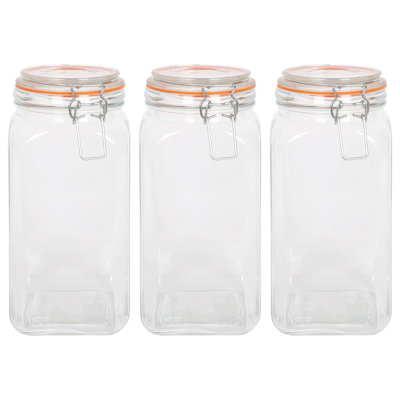 Glass Jar - Set of 3