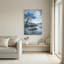 «Blue Tree and Stone Wall» par Moonlit River, art mural sur toile-188893068