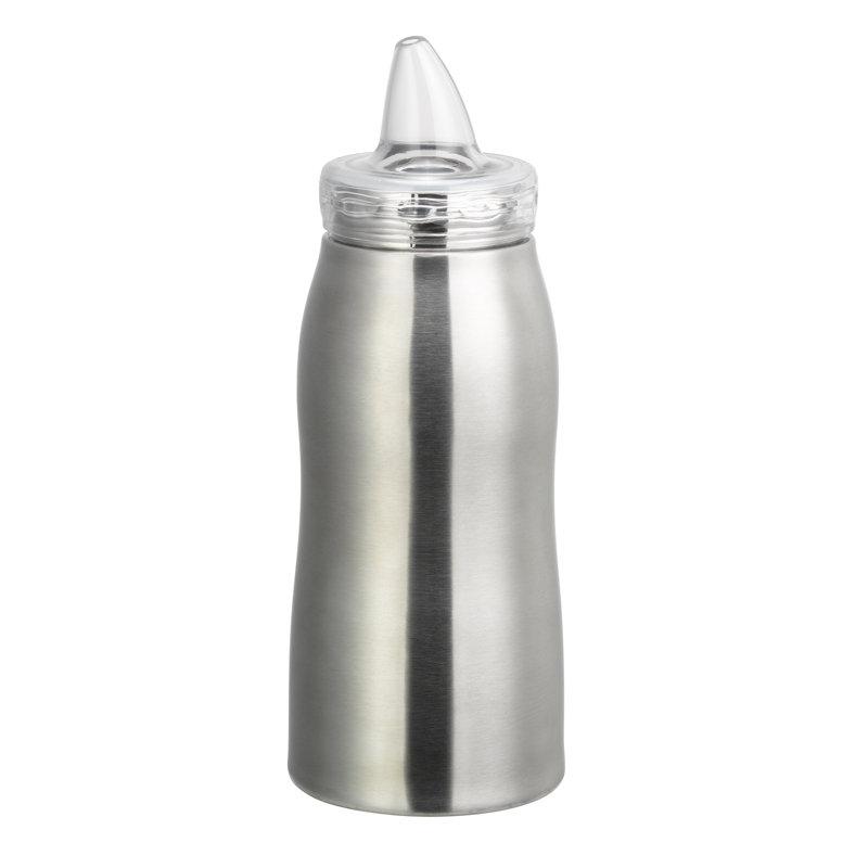 Stainless Vacuum Insulated Bottle, 9.75" H x 3.75" W x 3.75" D