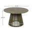Ensemble de patio Ensemble de meubles d'extérieur en bois d'acacia-Ensemble de conversation moderne avec chaise de patio pour le jardin