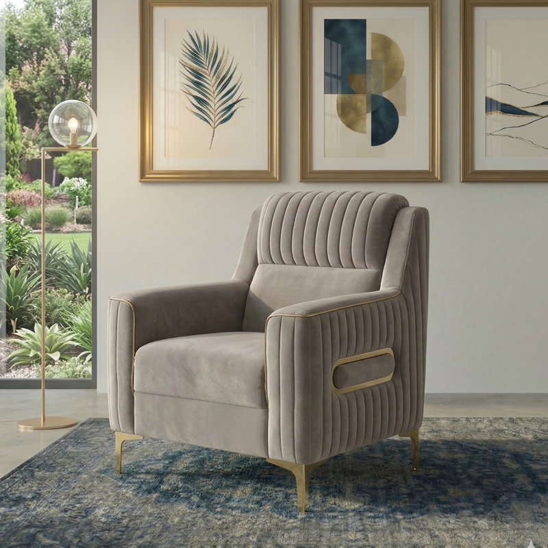Durr Chair, Taupe