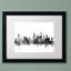 «Chicago IL Skyline BW», impression encadrée-17771748-39826781