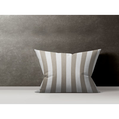 Housse et insert de coussin rectangulaire en coton Claire
