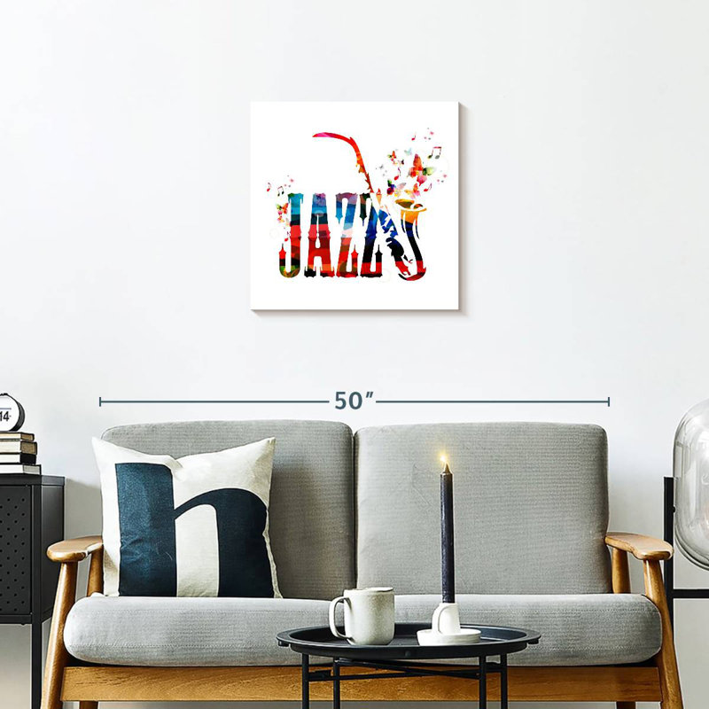 Abarca Jazz Typography, 20" H x 20" W