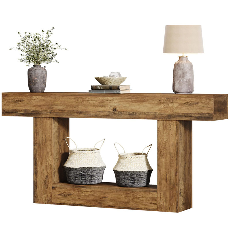160cm Console Table, Brown