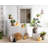Rattan Hanging Basket Planter