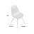 Candy Faux Fur Steel Frame 20” Wide Side Chair