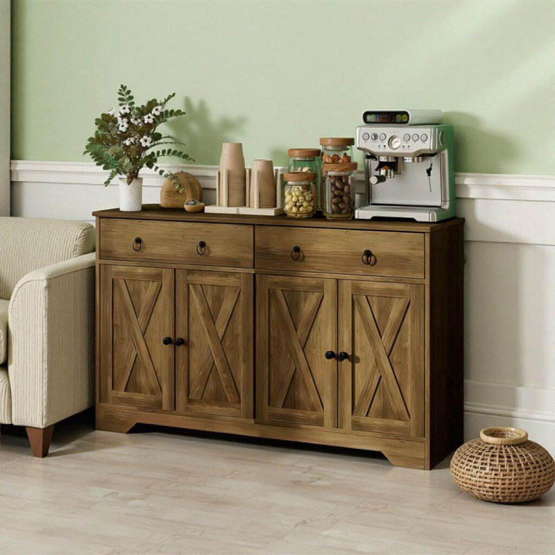 Buffet de porte de grange Farmhouse