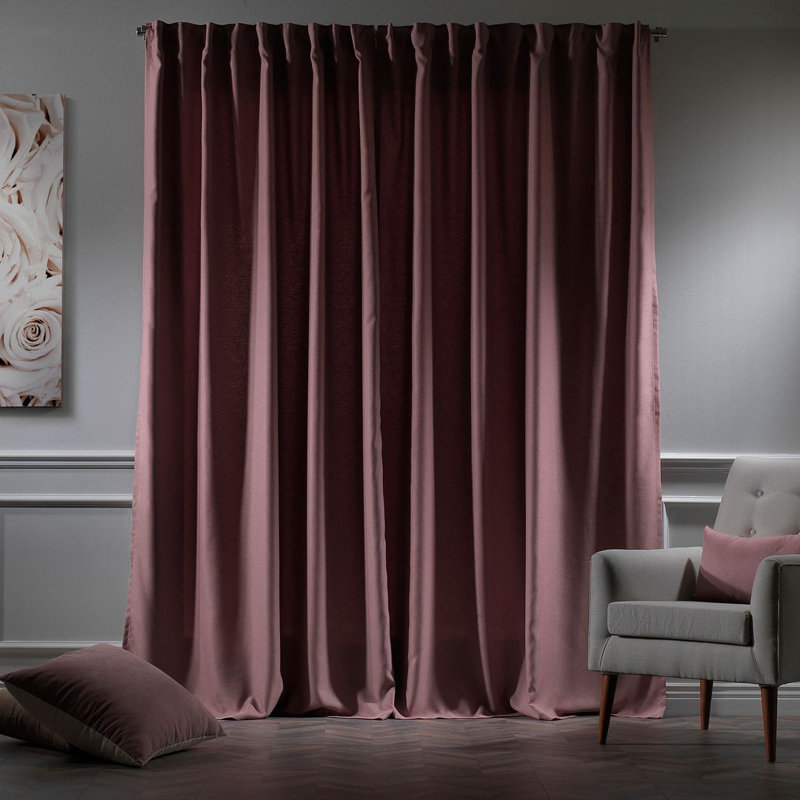 Panneau décoratif décoratif extra large et très long fait sur mesure, Rose, L 52 po x L 192 po
