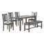 Table de salle à manger 6 pièces-115300496-115300498