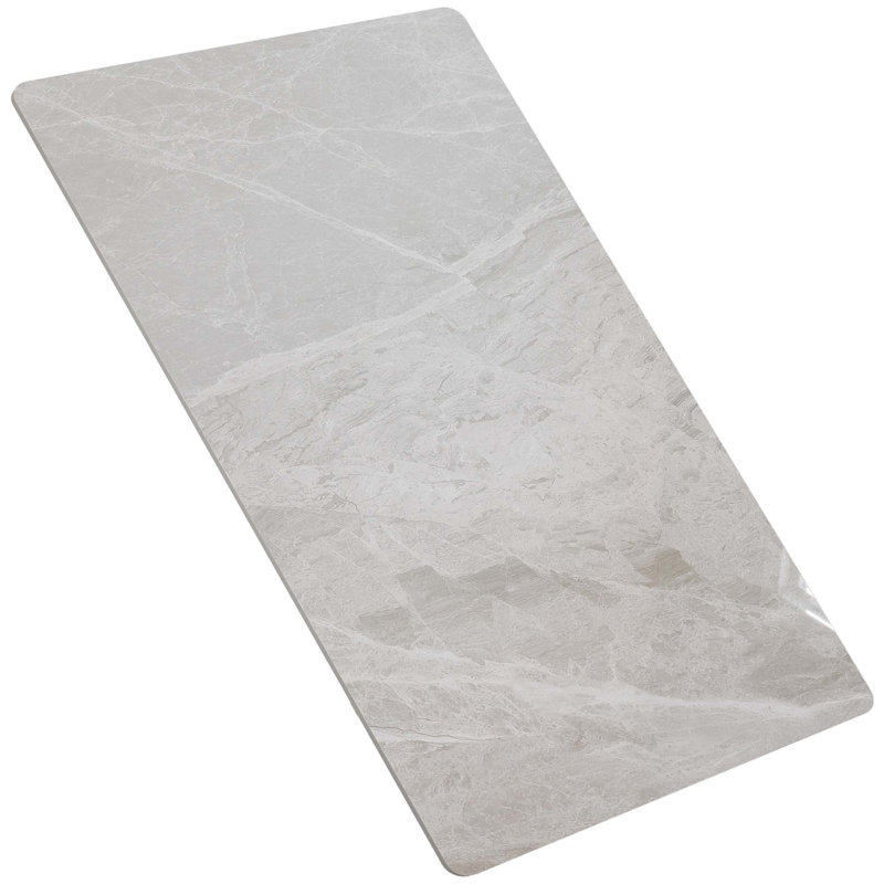Plateau de table de salle à manger rectangulaire en pierre frittée 63 po x 32 po