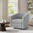 Chenille Upholstered Swivel Accent Chair -151579325