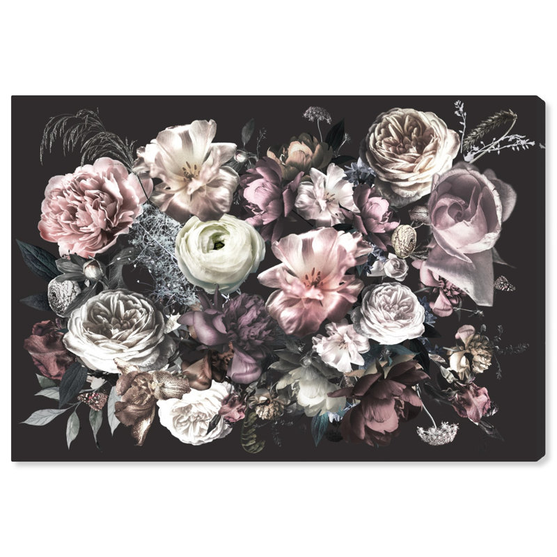 Elizabeth Elizabeth Flowers - Impression sur toile, Toile tendue, H 10 po x l 15 po